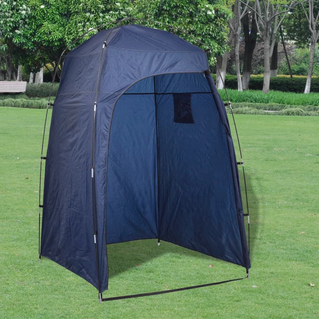 vidaXL Portable Camping Toilet with Tent 10+10 L
