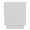 vidaXL Bedside Cabinet White 45x34x44 cm Engineered Wood