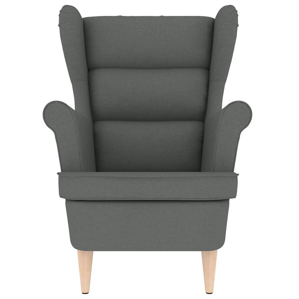 vidaXL Armchair Dark Grey 74x84x100 cm Fabric
