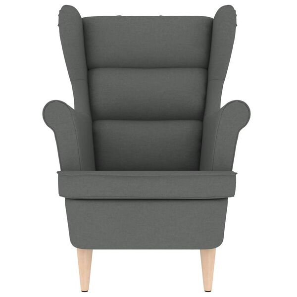 vidaXL Armchair Dark Grey 74x84x100 cm Fabric
