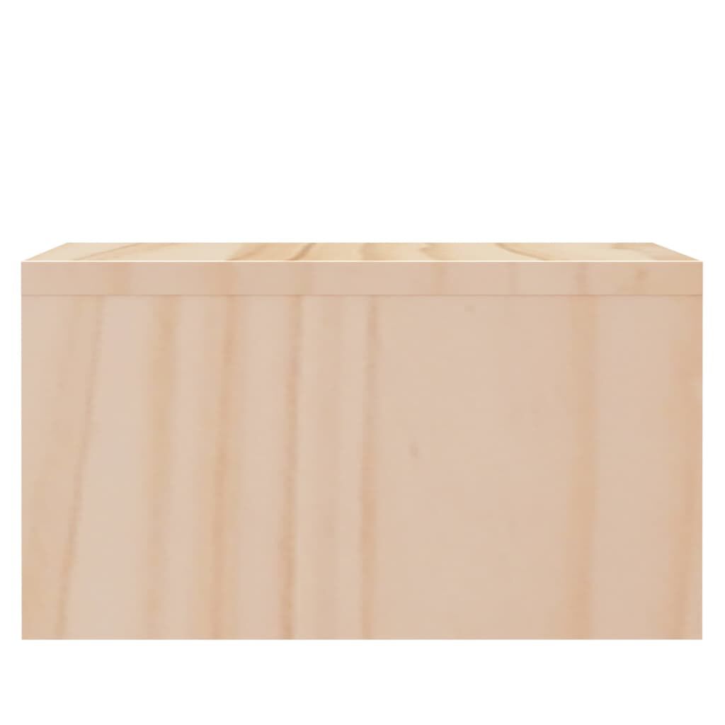 vidaXL Monitor Stand 50x27x15 cm Solid Wood Pine