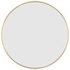 vidaXL Wall Mirror Gold Ø 50 cm Round