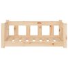 vidaXL Dog Bed 75.5x55.5x28 cm Solid Wood Pine