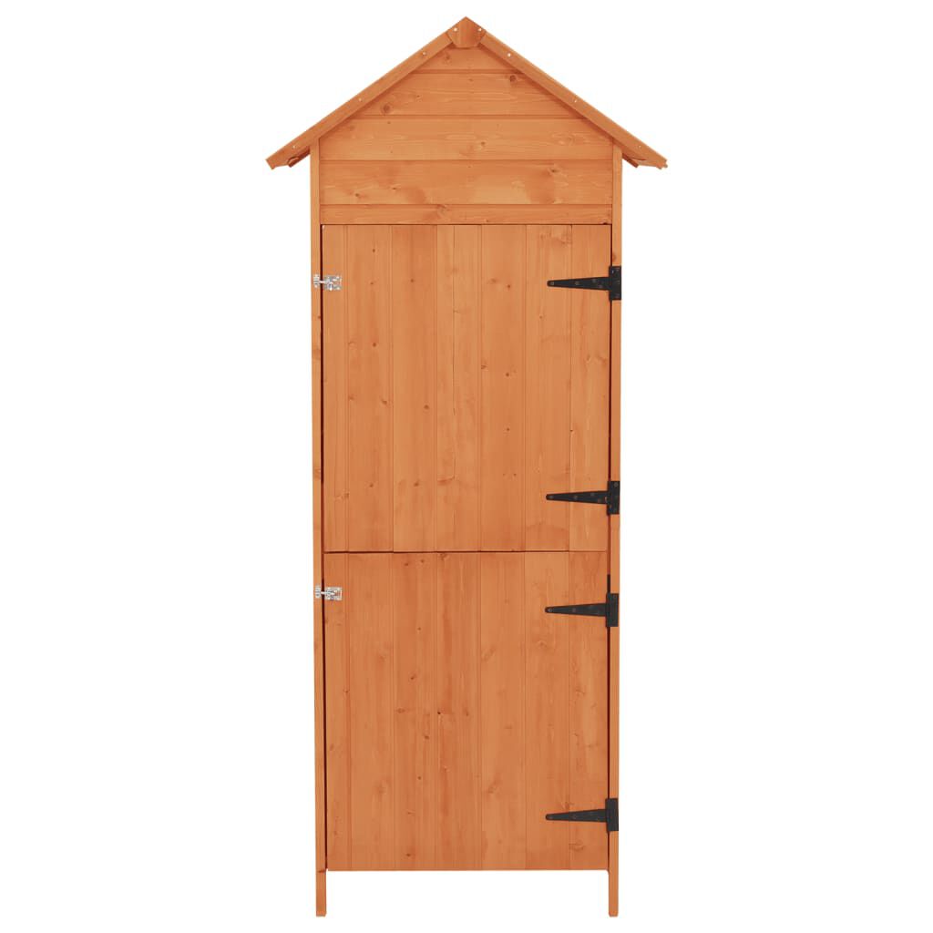 vidaXL Garden Storage Cabinet Brown 42.5x64x190 cm