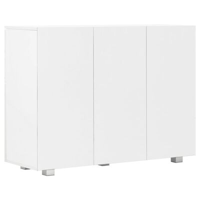vidaXL Sideboard High Gloss White 107x35x80.5 cm, white vidaXL Sideboard High Gloss White 107x35x80.5 cm