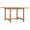 vidaXL Garden Dining Table 110x110x75 cm Solid Wood Teak