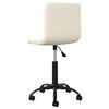 vidaXL Swivel Office Chair Cream Velvet