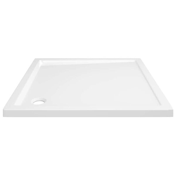 vidaXL Square ABS Shower Base Tray White 80x80 cm