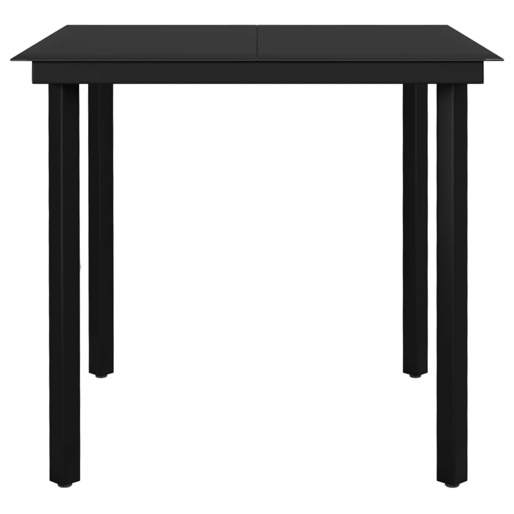 vidaXL 3 Piece Garden Dining Set Anthracite