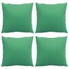 vidaXL Sofa Cushions 4 pcs Green 50x50 cm Fabric