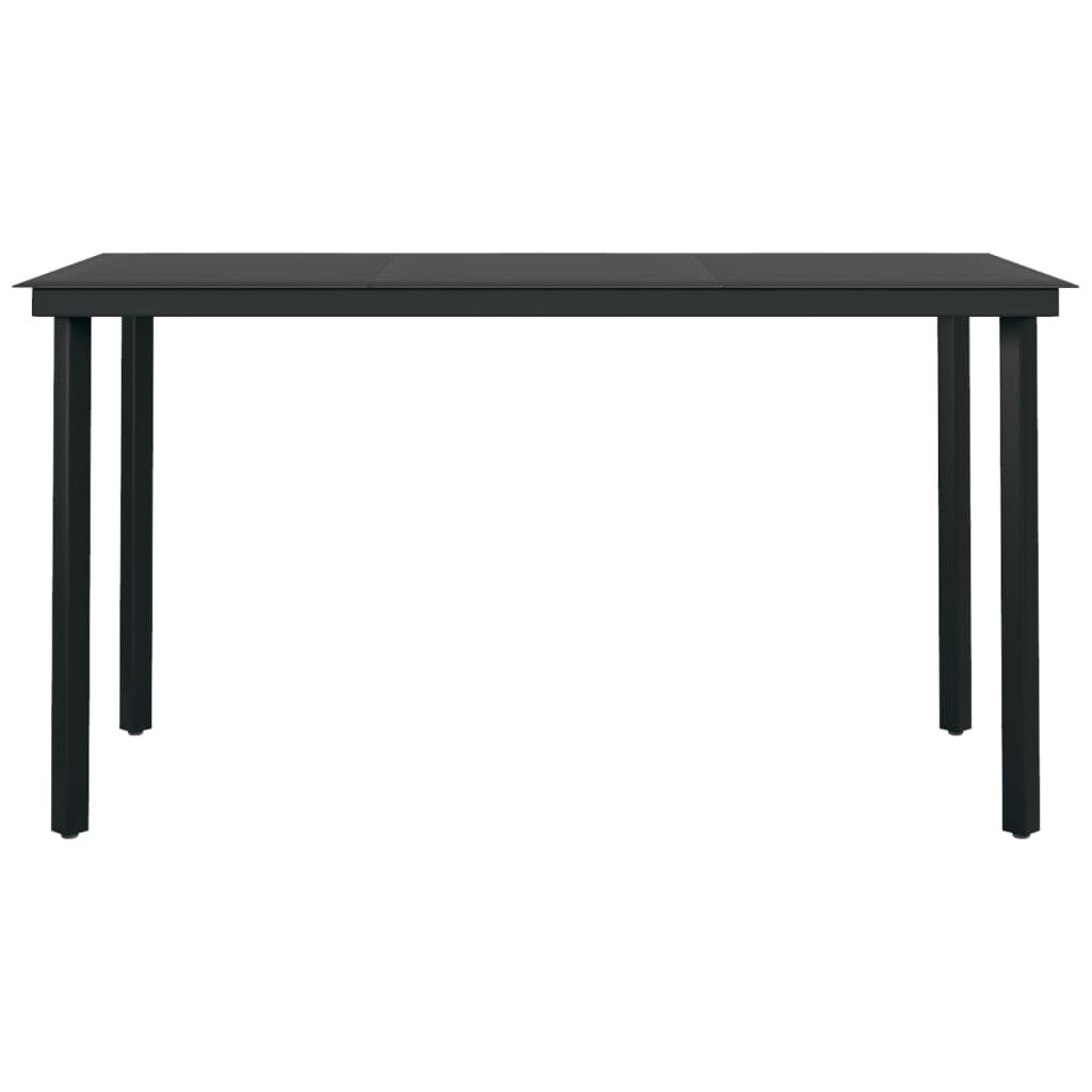 vidaXL 7 Piece Garden Dining Set Anthracite