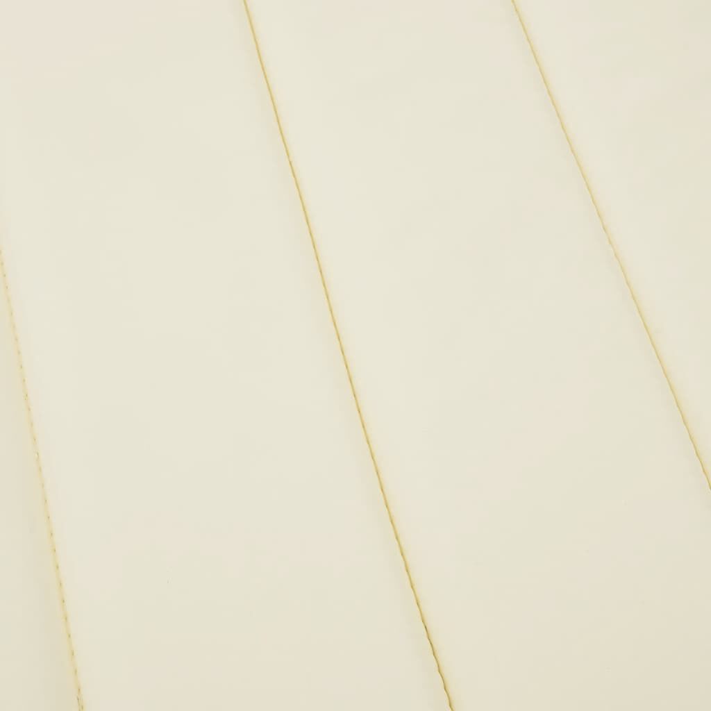 vidaXL Sun Lounger Cushion Cream 180x60x4 cm Oxford Fabric