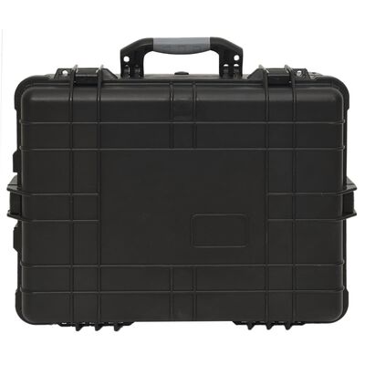 vidaXL Wheeled Flight Case Black 58x45x27 cm PP,  vidaXL Wheeled Flight Case Black 58x45x27 cm PP