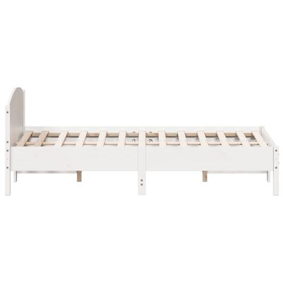 vidaXL Bed Frame without Mattress White 140x200 cm Solid Wood Pine, white vidaXL Bed Frame without Mattress White 140x200 cm Solid Wood Pine