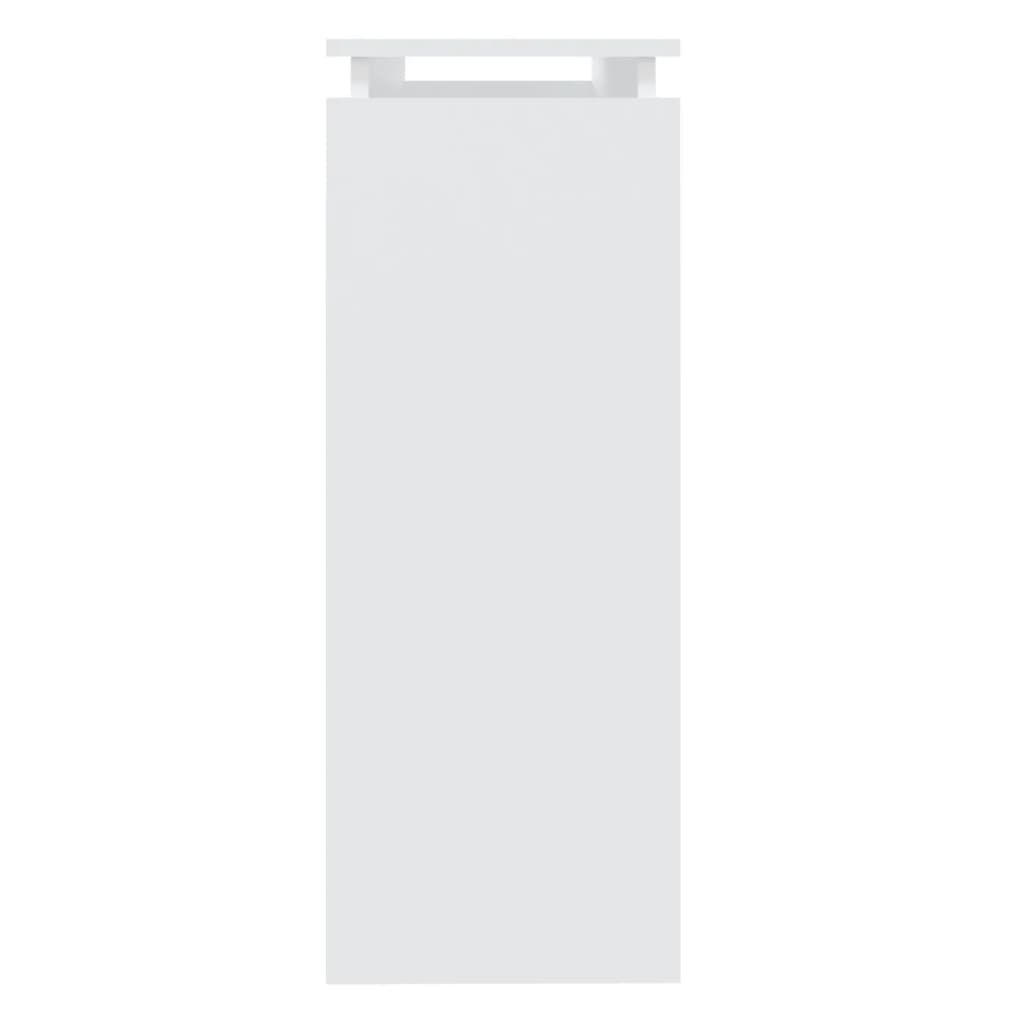 vidaXL Console Table White 102x30x80 cm Engineered Wood
