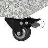 vidaXL Umbrella Base Light Grey 45x25x8.3 cm Granite