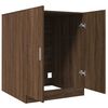 vidaXL Washing Machine Cabinet Brown Oak 71x71.5x91.5 cm
