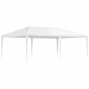 vidaXL Partytent | White | Polyethylene, Iron | 4x6 m | Durable | Outdoor Canopy
