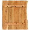 vidaXL Bathroom Vanity Top Solid Acacia Wood 80x52x3.8 cm
