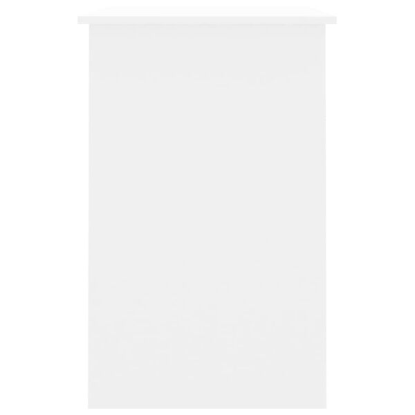 vidaXL Desk White 100x50x76 cm Engineered Wood