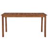 vidaXL Garden Table 150x90x74 cm Solid Acacia Wood