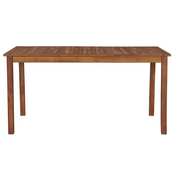 vidaXL Garden Table 150x90x74 cm Solid Acacia Wood