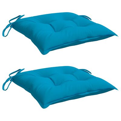 vidaXL Pallet Cushions 2pcs Light Blue 50x50x7 cm Oxford Fabric