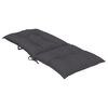 vidaXL Garden Highback Chair Cushions 6 pcs Anthracite 120x50x7 cm Fabric