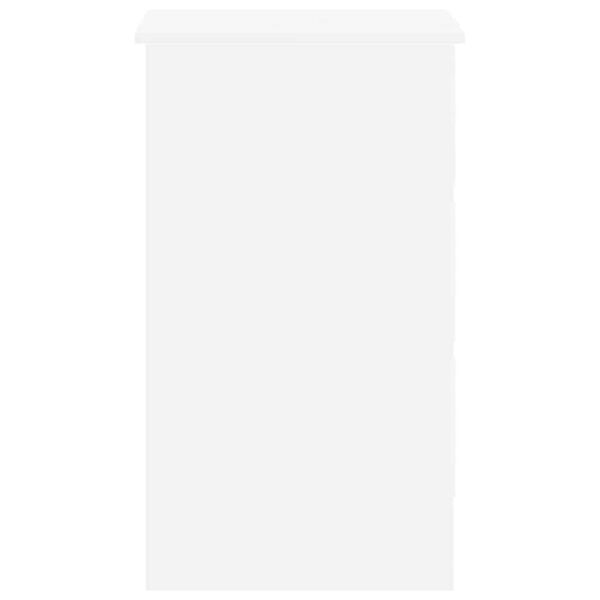 vidaXL Desk White 90x45x76 cm Engineered Wood