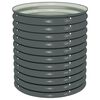 vidaXL Garden Raised Bed 80x80x81 cm Galvanised Steel Grey