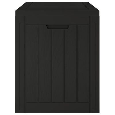 vidaXL Garden Storage Box Black 55.5x43x53 cm Polypropylene, black vidaXL Garden Storage Box Black 55.5x43x53 cm Polypropylene