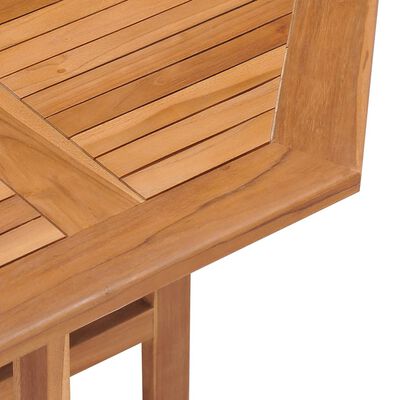 vidaXL Folding Garden Dining Table 90x90x75 cm Solid Teak Wood,  vidaXL Folding Garden Dining Table 90x90x75 cm Solid Teak Wood