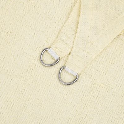 vidaXL Sunshade Sail 160 g/m² Cream 2.5x2.5x3.5 m HDPE, cream vidaXL Sunshade Sail 160 g/m² Cream 2.5x2.5x3.5 m HDPE