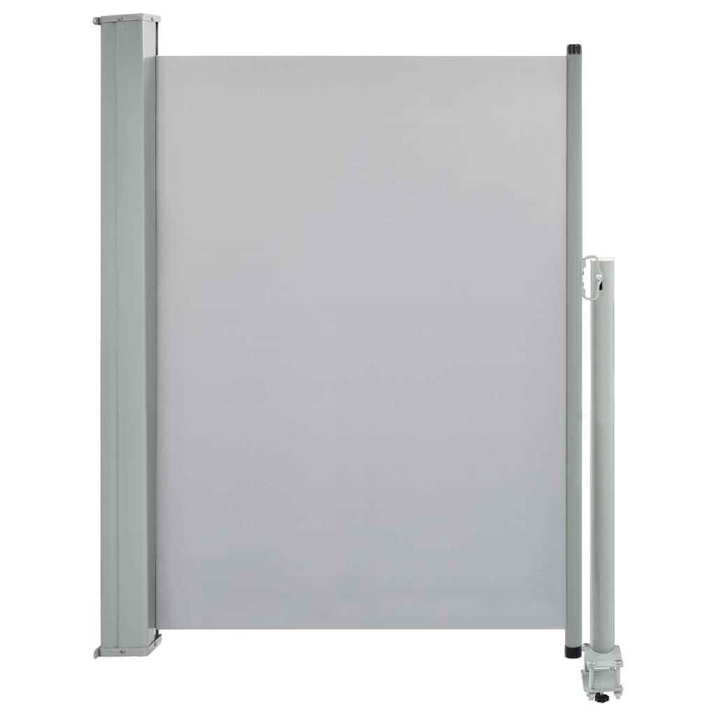 vidaXL Patio Retractable Side Awning 100 x 300 cm Grey