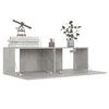vidaXL TV Cabinets 4 pcs Concrete Grey 100x30x30 cm Engineered Wood