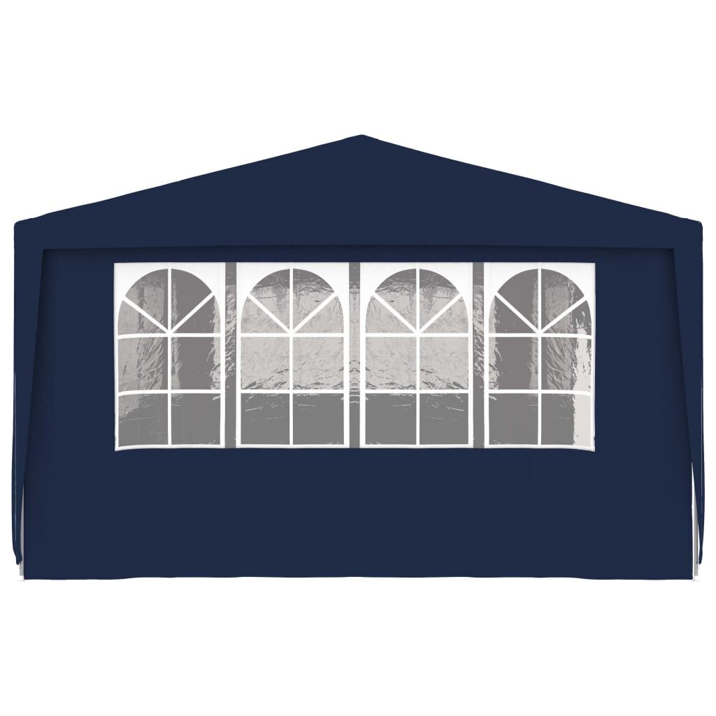 vidaXL Professional Party Tent with Side Walls 4x9 m Blue 90 g/m?