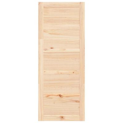 vidaXL Barn Door 80x1.8x204.5 cm Solid Wood Pine, natural vidaXL Barn Door 80x1.8x204.5 cm Solid Wood Pine