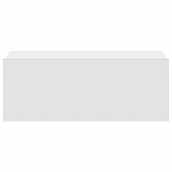 vidaXL Floating Nightstands 2 pcs White 40x30x15cm Engineered Wood