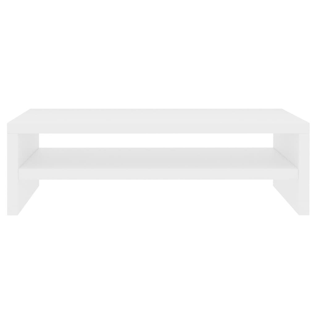 vidaXL Monitor Stand White 42x24x13 cm Engineered Wood