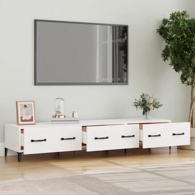 vidaXL TV Cabinet White 150x34,5x30 cm Engineered Wood