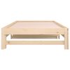 vidaXL Pull-out Day Bed without Mattress 2x(80x200) cm Solid Wood Pine