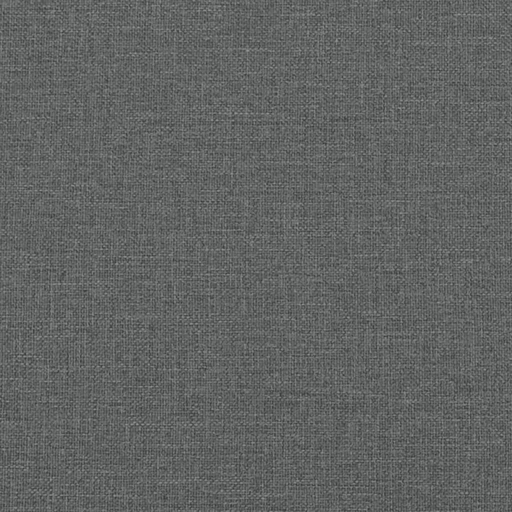 vidaXL Recliner Chair Dark Grey Fabric