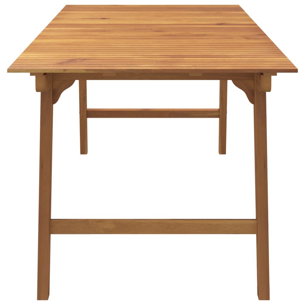 vidaXL 7 Piece Garden Dining Set Solid Wood Acacia