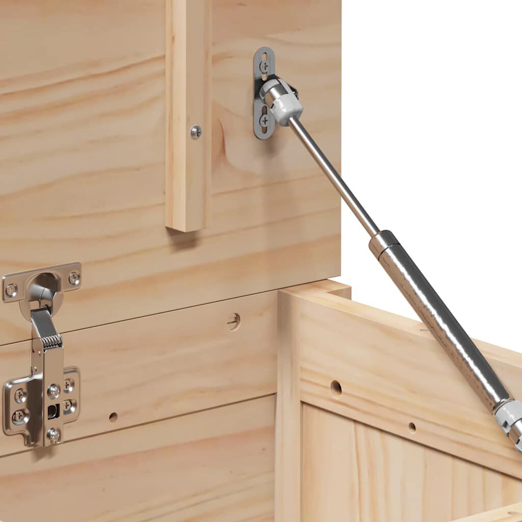 vidaXL Storage Box 80x40x45.5 cm Solid Wood Pine