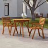 vidaXL Garden Table &Oslash; 85 cm Solid Wood Acacia