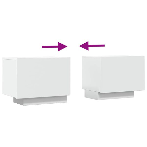 vidaXL TV Cabinet White 100x35x40 cm Engineered Wood