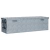 vidaXL Aluminium Box 80.5x22x22 cm Silver