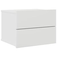 vidaXL Bedside Cabinet White 40x30x30 cm Engineered Wood, white vidaXL Bedside Cabinet White 40x30x30 cm Engineered Wood