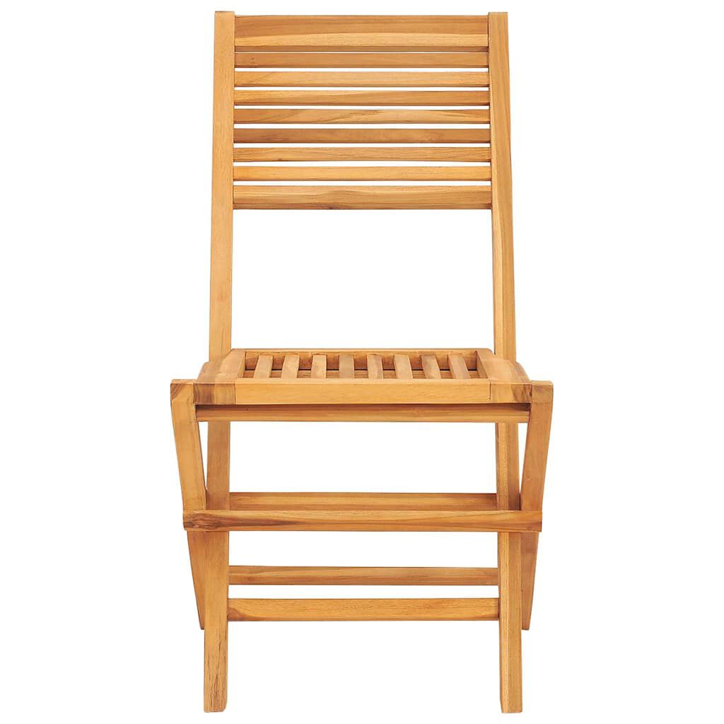 vidaXL Folding Garden Chairs 2 pcs 47x62x90 cm Solid Wood Teak