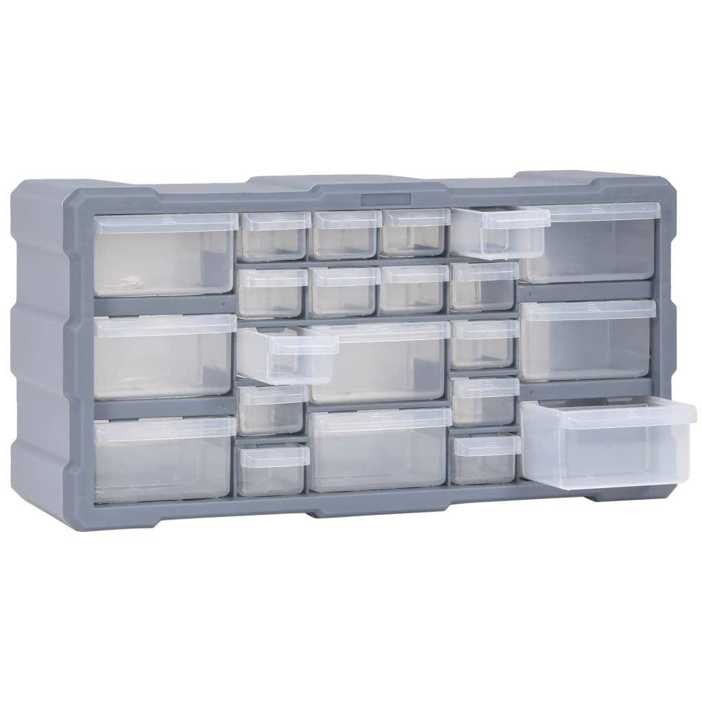 vidaXL Multi-drawer Organiser with 22 Drawers 49x16x25.5 cm